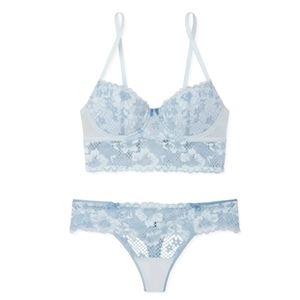 Set (2 pieces) Brand Adore Me, sizes Bras 36D and pantie XL, color Blue